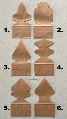 the instructions for making an origami house