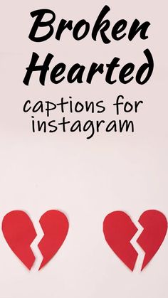 Discover powerful short broken hearted captions for instagram to express your feelings. Click now to find the perfect words to share your pain and start healing today - It can as well ring with your followers, making them feel recognized