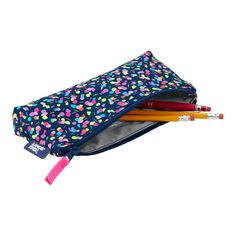 Durable and convenient, they can keep their pens & pencils organized with this Kids Lands' End Pencil Pouch. 3.75"H x 8.5"W x 1.5"D Zipper closureFABRIC & CARE Polyester Imported Size: One Size. Color: Drk Purple. Gender: unisex. Material: Canvas. Pencil Organizer, Pens Pencils, Pencil Pouch, Blue Gender, Lands End, Dark Blue, Pen, Pencil, Pouch