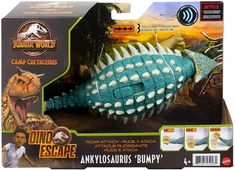 ankylosaurus's bumpy dinosaur toy from the movie land of dinosaurs