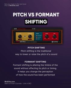 the pitch vs format is displayed in front of a purple background with black and white text