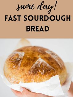 sourdough bread that was made in one day Sourdough Bread In Dutch Oven, Bread In Dutch Oven, Simple Sourdough Bread, Soft Sourdough Bread, Dough Starter Recipe