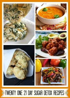 Twenty-One  21 Day Sugar Detox Recipes...I THINK SOME OF THESE WOULD WORK FOR THE ROTATION DIET TOO. Rotation Diet, Juicing Recipes For Beginners, Quick Detox, 21 Day Sugar Detox, Healthy Detox Cleanse, Veggie Juice