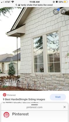 an image of a house that is being viewed on pinterest for the first time