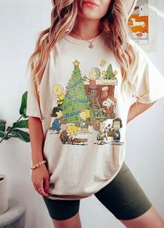 Disney Christmas Tree, Disney Trip Shirts, Comfort Colors Tshirt, Christmas Tree Shirt, Snoopy Christmas, Tree Shirt, Disney Shirt, Comfort Colors Tee, Comfort Color