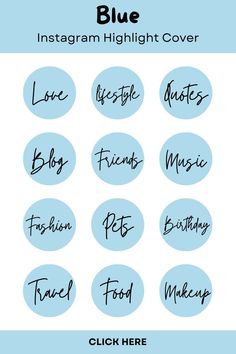 Blue Instagram Highlight Cover Blue Highlight Cover, Highlights On Instagram, Cover Highlights, Blue Instagram, Instagram Marketing Strategy, Blue Highlights, Lifestyle Quotes, Cover Blue