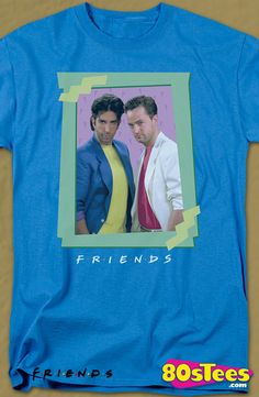 Friends Ross and Chandler Flashback T-Shirt: Friends Mens T-Shirt Friends Geeks:  Geeks:  Every day can be special wearing this cool men's style design with great art and illustration. Ross And Chandler, Turquoise Shirt, Friends Poster, Friends Tshirt, Light Blue Shirts, Blue Tee, Mens Style, Mens Tee Shirts, Kid Tees