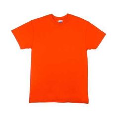 Orange Adult Short Sleeve T-Shirt - Small Vinyl Paint, Mark Price, Blank T Shirts, Wedding Top, Orange Shorts, Print Coupons, Fabric Bolts, Sewing Skills, Fabric Trim