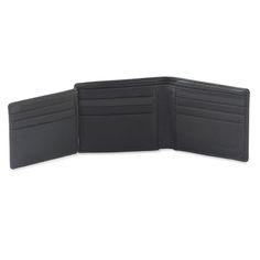 Style n Craft 200166 bifold wallet with side flap in black color leather - open view 2 Leather Trifold Wallet For Business, Leather Lined Trifold Wallet For Business, Leather Trifold Wallet With Card Slots, Black Bifold Wallet, Work Belt, Leather Industry, Belt Style, Wallets For Women Leather, Leather Bifold Wallet