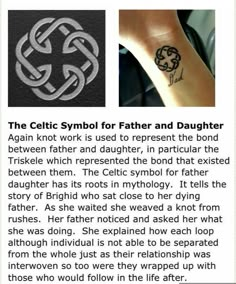 the celtic symbol for father and daughter is shown in this article about how to use it