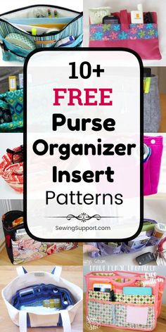 the top 10 free purse organizer insert patterns