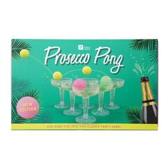 the new prosciu poop cocktail set is in its original packaging