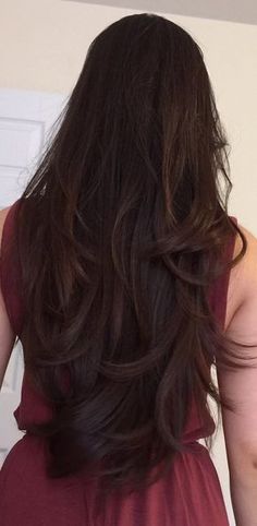 Hair Color Chocolate, Long Hair Tips, Long Dark Hair, Trendy Hair Color, Color Chocolate, Trendy Hair