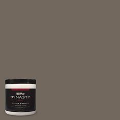 a can of paint with the words dymasty on it and an image of a