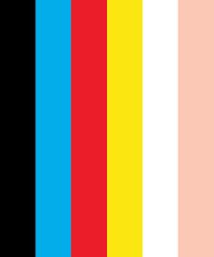 an image of colorful stripes on a black background