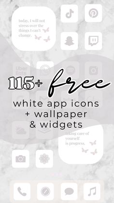 white app icons. free white app icons. neutral app icon aesthetic. All Apps Icon White, Basic App Icons, App Symbols, Cute Aesthetic Icons For Apps, White Iphone App Icons, Free Iphone Icons, App Icon Aesthetic Free Download, White Ipad Wallpaper Aesthetic, Pretty App Icons