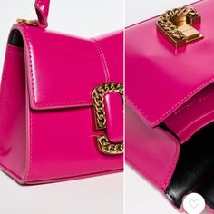 The Perfect Summer Bad, Luxury In All The Details,This Bag Will Add A Pop Of Color To Any Outfit, Beautiful, Craftsmanship, Gorgeous Leather Please Check Pictures For More Details Modern Pink Shoulder Bag With Chain Strap, Pink Square Bag With Gold-tone Hardware, Pink Evening Bag With Branded Hardware, Chic Pink Shoulder Bag With Branded Hardware, Modern Pink Bag With Branded Hardware, Modern Pink Bags With Branded Hardware, Marc Jacobs Crossbody Bag, Marc Jacobs Purse, Lipstick Pink