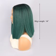 Item Function: 1. Good Quality: Medium-long straight wigs for women with stylish designs and outstanding looks. Made of heat-resistant synthetic fiber, soft touch and is natural look, just like your own real hair. Wigs for women with very stylish designs and pretty looks, make you more beautiful and confident, you will get tons of compliments with this cute wig. The comfortable wig cap with 2 adjustable straps and 2-3 combs to fix, you can adjust its size to fit your head. There are many sizes f Hair Lace Front Wigs, Straight Wigs, Green Wig, Real Hair, Long Straight Hair, Hair Lace, Straight Wig, Wig Cap, Medium Long