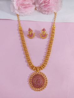 1 Gram Jewellery WhatsApp 7557221008 Necklace Set