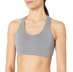 PRICES MAY VARY. Style 699700 Medium-impact support Removable padding and wire-free design Solid: 92% nylon/8% spandex; Melange: 76% polyester/20% nylon/4% spandex Machine wash and dry Bra Image, Seamless Sports Bra, Everyday Bra, Women's Activewear, Seamless Bra, Womens Bras, Womens Activewear, Sports Bras, Bra Lingerie