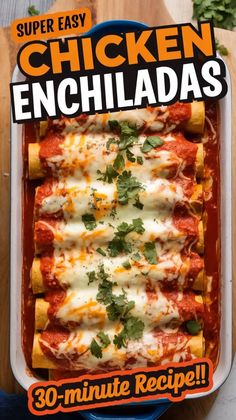 Spice up your dinner with enchiladas chicken style! This easy recipe enchiladas will impress everyone at the table.