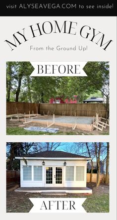 The Outdoor Home Gym Shed, Patio Gym Ideas, Shed Gym Ideas, Building A Home Gym