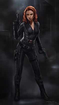 Heroes Wallpaper, Avengers Black Widow, Super Woman, Andy Park, Model Sheet