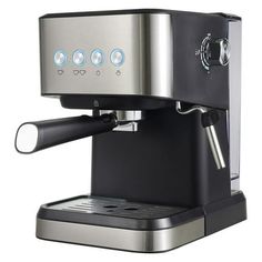 an espresso machine is shown on a white background with no image to describe