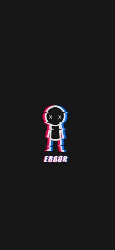 an image of a person with the word error on it