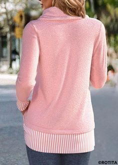 Cowl Neck Sweatshirt, Cowl Neck Long Sleeve, Pink Long Sleeve, Long Sleeve Sweatshirt, Long Sleeve Sweatshirts, Cowl Neck, Light Pink, Leggings, Sweatshirts