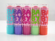 Maybelline Pinked Baby Lips Limited Edition Collection Baby Lips Collection, Lip Ice, Eos Products, Baby Lips Maybelline, Lip Balm Collection, Best Lip Balm, Baby Lips, Lip Smackers, Pink Lips