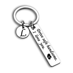 PRICES MAY VARY. 【Drive Safe Keychain】Drive safe keychain gifts for your boyfriend or husband and your driver trucker husband,This personalized key keychain makes an elegant and sentimental gift,the inspirational message will remind your lover to keep safe while he is driving,will be an unique gift to express your love. 【Boyfriend Gift】 Drive Safe Keychain Gifts for Your Boyfriend,Valentines Day gift for Boyfriend,Birthday gift for Boyfriend,Anniversary Gifts for Boyfriend.A beautiful way to rem Husband Anniversary Gifts, Drive Safe Keychain, Special Gifts For Him, Boyfriend Anniversary, Boyfriend Valentines, Keychain Gifts, Key Keychain, Boyfriend Crafts, Valentine Gifts For Husband