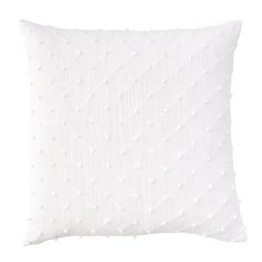 a white pillow on a white background