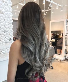 Lavender Grey Hair, Balage Hair, Ash Grey Hair, Black Hair Balayage, White Blonde Hair, Ash Hair Color