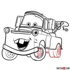 cars coloring pages for kids to print out and color with the characters from disney pixama