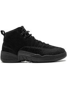 JORDAN 873864032 BLACK/BLACK-METALLIC GOLD rubber/Leather/Leather Jordan 12 Ovo, Black White Jordans, All Jordans, Air Jordan 12, Jordan Shoes Retro, Air Jordan 12 Retro, Jordan Air, Jordan 12 Retro, Jordan 12