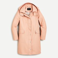 Shop J.Crew for the Classic raincoat for Women. Find the best selection of Women Outerwear available in-stores and online. Classic Raincoat, Cute Raincoats, Pink Raincoat, Women Outerwear, Hooded Raincoat, Raincoats For Women, Winter Colors, Outerwear Women, Long Coat