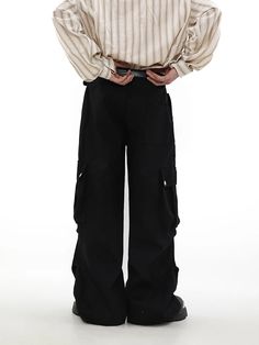 Hearujoy Wide Cargo Pants Men Baggy Oversize Cargo Trousers Male Oversize Loose Casual Streetwear Hip Hop Pocket Spring 1Measurement In CM size Waist Hips Length Thigh M 70 100 100 54 L 74 104 101 56 XL 78 108 102 58 2XL 82 112 103 60 3XL 86 116 104 62 Wide Cargo Pants, Cotton Decorations, Streetwear Hip Hop, Style Cargo, Safari Style, Cargo Pants Men, Pants Men, Style Streetwear, Cargo Trousers