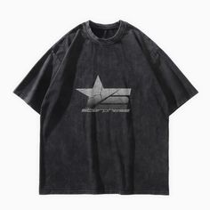 SP Logo Oversized Washed Graphic T-Shirt – Starphase Trendy Star Print T-shirt For Streetwear, Casual Short Sleeve T-shirt With Star Logo, Casual Star Print T-shirt For Streetwear, Trendy Star Print Streetwear T-shirt, Oversized Star Print T-shirt For Streetwear, Summer Streetwear T-shirt With Star Logo, Casual Tops With Star Logo For Streetwear, Oversized Cotton T-shirt With Star Print, Relaxed Fit Tops With Star Logo For Streetwear