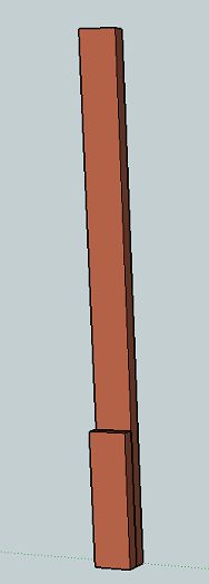 a tall wooden object is shown in the middle of an animation scene, and appears to be made out of wood