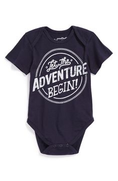 Let the adventure begin! Such a cute baby onesie. Everything Baby, Baby Boy Fashion, And So The Adventure Begins, Future Baby, Baby Fever, Baby Love, Baby Boy Outfits