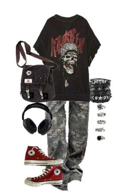 Stile Punk Rock, Filmy Vintage, Emo Outfits, Estilo Punk, New Rock, Punk Outfits