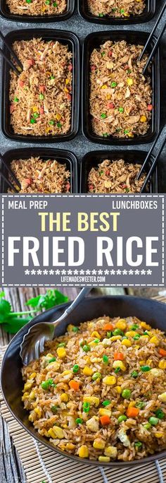 the best fried rice recipe in a pan