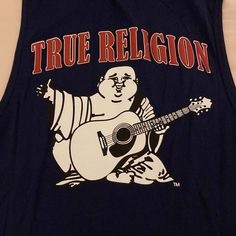 Nwt Mens Size Medium Navy Blue True Religion Tank Top / Sleeveless Blue Sleeveless T-shirt With Graphic Print, Casual Blue Tank Top With Graphic Print, Casual Blue Graphic Print Tank Top, Blue Sleeveless Vest For Streetwear, Casual Blue Sleeveless T-shirt, Blue Sleeveless Casual T-shirt, Blue Crew Neck Tank Top For Streetwear, Casual Blue Crew Neck Vest, Casual Blue Tank Vest