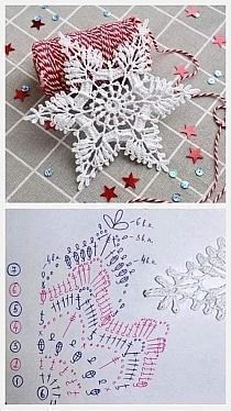 three pictures with different types of snowflakes on them and one is made out of paper