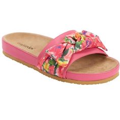 Synthetic Sandals With Bow And Flat Heel, Flat Synthetic Sandals With Bow, Flat Heel Synthetic Sandals With Bow, Summer Bow Sandals For Beach, Pink Synthetic Sandals With Bow, Pink Bow Sandals With Synthetic Material, Flat Heel Sandals With Bow For Beach, Beach Open Toe Sandals With Bow, Synthetic Sandals With Bow