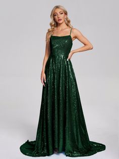 Dark_Green Brides Maid Dress, Sequins Prom Dress, Dark Green Bridesmaid Dress, Sequin Bridesmaid, Simple Bridesmaid Dresses, Sequin Bridesmaid Dresses, Sequin Wedding, Sequin Prom Dress, Green Bridesmaid