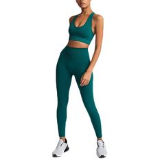 PRICES MAY VARY. Features:Four-way stretch material for extreme flexibility,racerback and thick straps,breathable,quick dry,squateproof,wear-resistant,moisture wicking, makes you feel high compression but comfortable. Occasions:Seamless hyperflex workout set for women is a outfits best for casual,yoga,workout,schoool,active sport,training,exercise,gmy,running,jogging,parkour,dancing,hiking,vollyball,also,best for home wearing. Ideal Gifts for: Girl friend,Valentine's Day,daughter, school season, Workout Sets Outfit, 2 Pieces Outfits, Tank Top Gym, Pieces Outfits, Summer Sportswear, Fitness Outfits, Yoga Suit, Gym Tank Tops, Legging Outfits