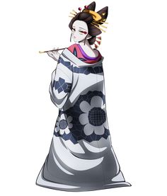 an anime character dressed in traditional japanese clothing