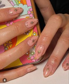 Gold Chrome Nails, Kutek Disney, Unghie Sfumate, Gel Paint, Nails Yellow, Gold Chrome, Neutral Nails, Minimalist Nails, Dream Nails